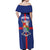 Personalized Sint Eustatius Off Shoulder Maxi Dress Statia Superba et Confidens - Wonder Print Shop
