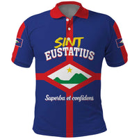 Personalized Sint Eustatius Polo Shirt Statia Superba et Confidens - Wonder Print Shop
