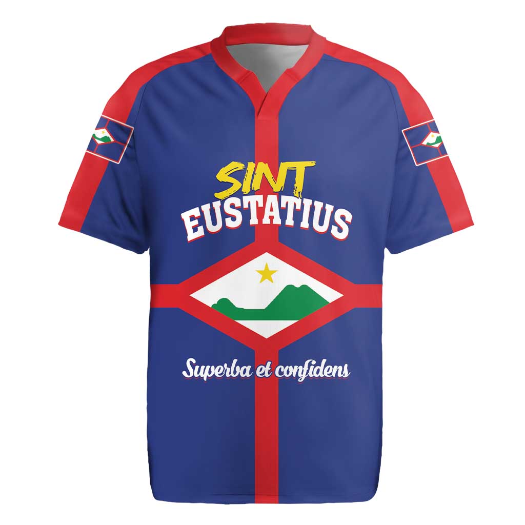 Personalized Sint Eustatius Rugby Jersey Statia Superba et Confidens - Wonder Print Shop