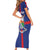 Personalized Sint Eustatius Short Sleeve Bodycon Dress Statia Superba et Confidens - Wonder Print Shop