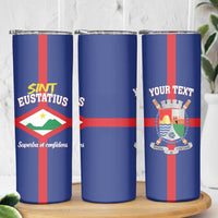 Personalized Sint Eustatius Skinny Tumbler Statia Superba et Confidens - Wonder Print Shop