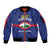 Personalized Sint Eustatius Sleeve Zip Bomber Jacket Statia Superba et Confidens - Wonder Print Shop