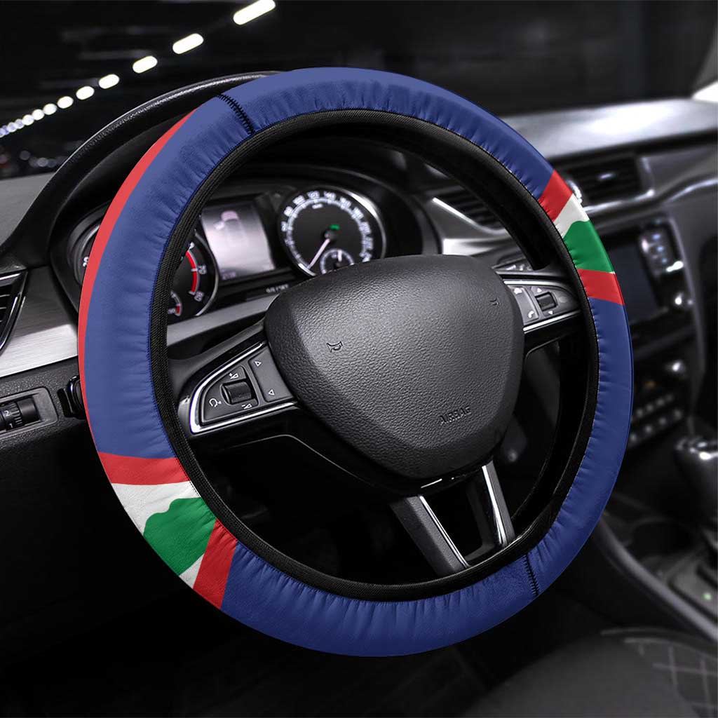 Sint Eustatius Steering Wheel Cover Statia Superba et Confidens - Wonder Print Shop