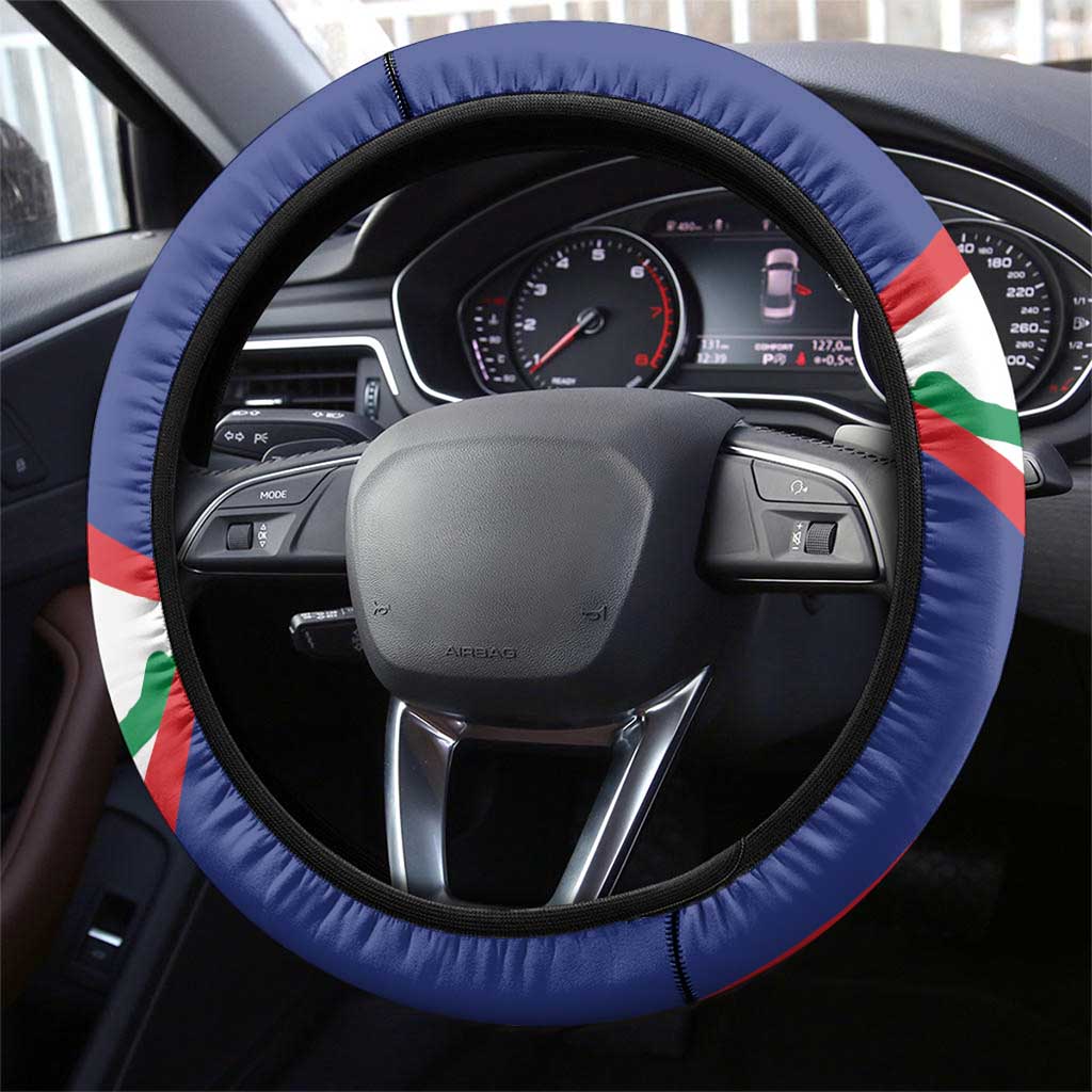 Sint Eustatius Steering Wheel Cover Statia Superba et Confidens - Wonder Print Shop