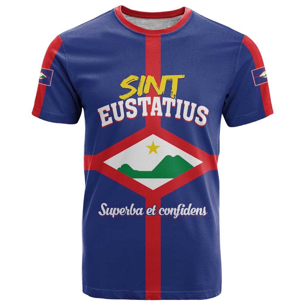 Personalized Sint Eustatius T Shirt Statia Superba et Confidens - Wonder Print Shop