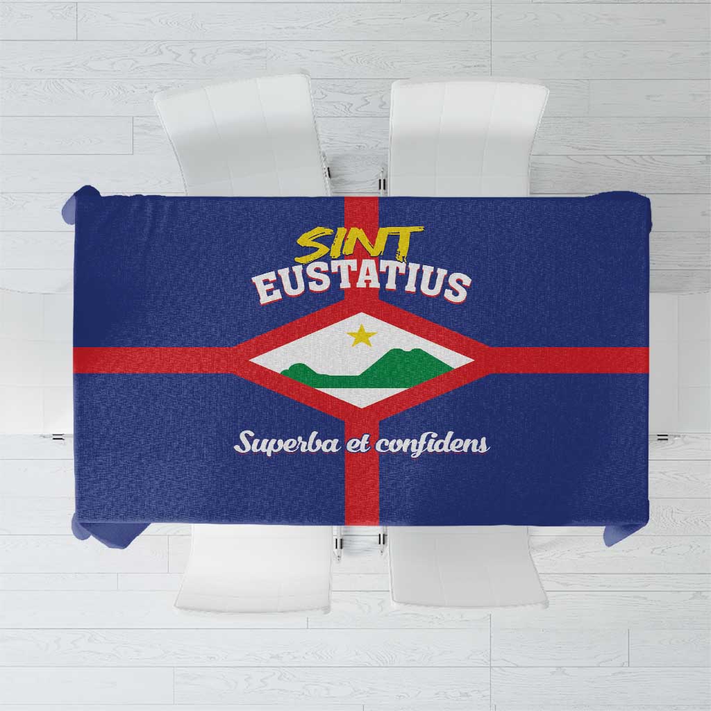 Sint Eustatius Tablecloth Statia Superba et Confidens - Wonder Print Shop