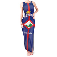 Personalized Sint Eustatius Tank Maxi Dress Statia Superba et Confidens - Wonder Print Shop