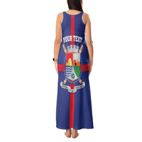 Personalized Sint Eustatius Tank Maxi Dress Statia Superba et Confidens - Wonder Print Shop