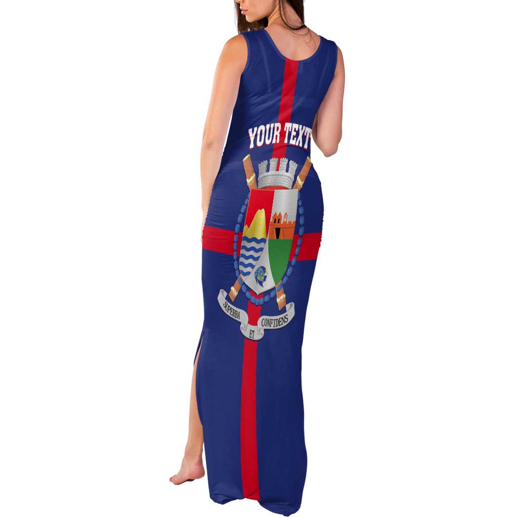 Personalized Sint Eustatius Tank Maxi Dress Statia Superba et Confidens - Wonder Print Shop