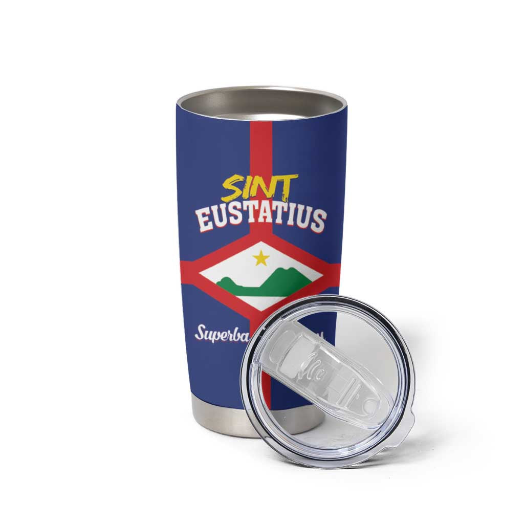 Personalized Sint Eustatius Tumbler Cup Statia Superba et Confidens - Wonder Print Shop