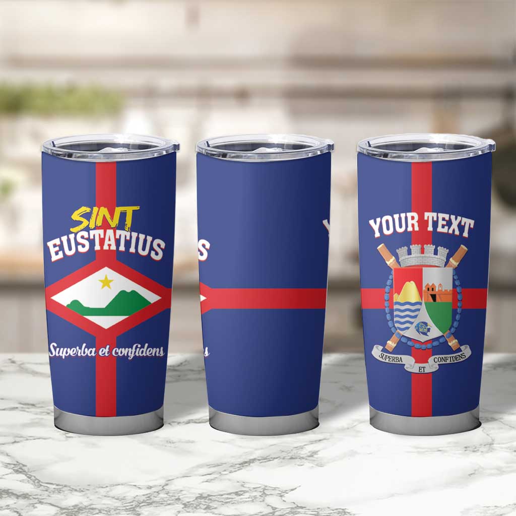 Personalized Sint Eustatius Tumbler Cup Statia Superba et Confidens - Wonder Print Shop