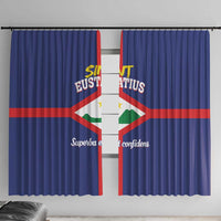Sint Eustatius Window Curtain Statia Superba et Confidens - Wonder Print Shop