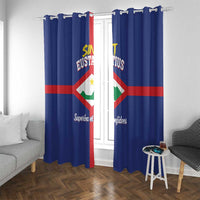Sint Eustatius Window Curtain Statia Superba et Confidens - Wonder Print Shop