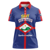 Personalized Sint Eustatius Women Polo Shirt Statia Superba et Confidens - Wonder Print Shop