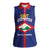 Personalized Sint Eustatius Women Sleeveless Polo Shirt Statia Superba et Confidens - Wonder Print Shop