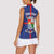 Personalized Sint Eustatius Women Sleeveless Polo Shirt Statia Superba et Confidens - Wonder Print Shop