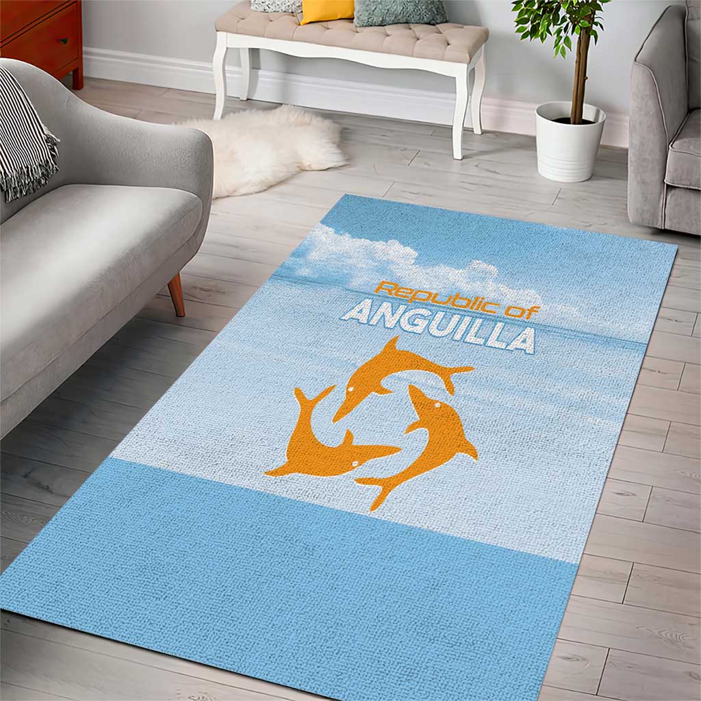 Republic of Anguilla Area Rug Strength and Endurance - Wonder Print Shop