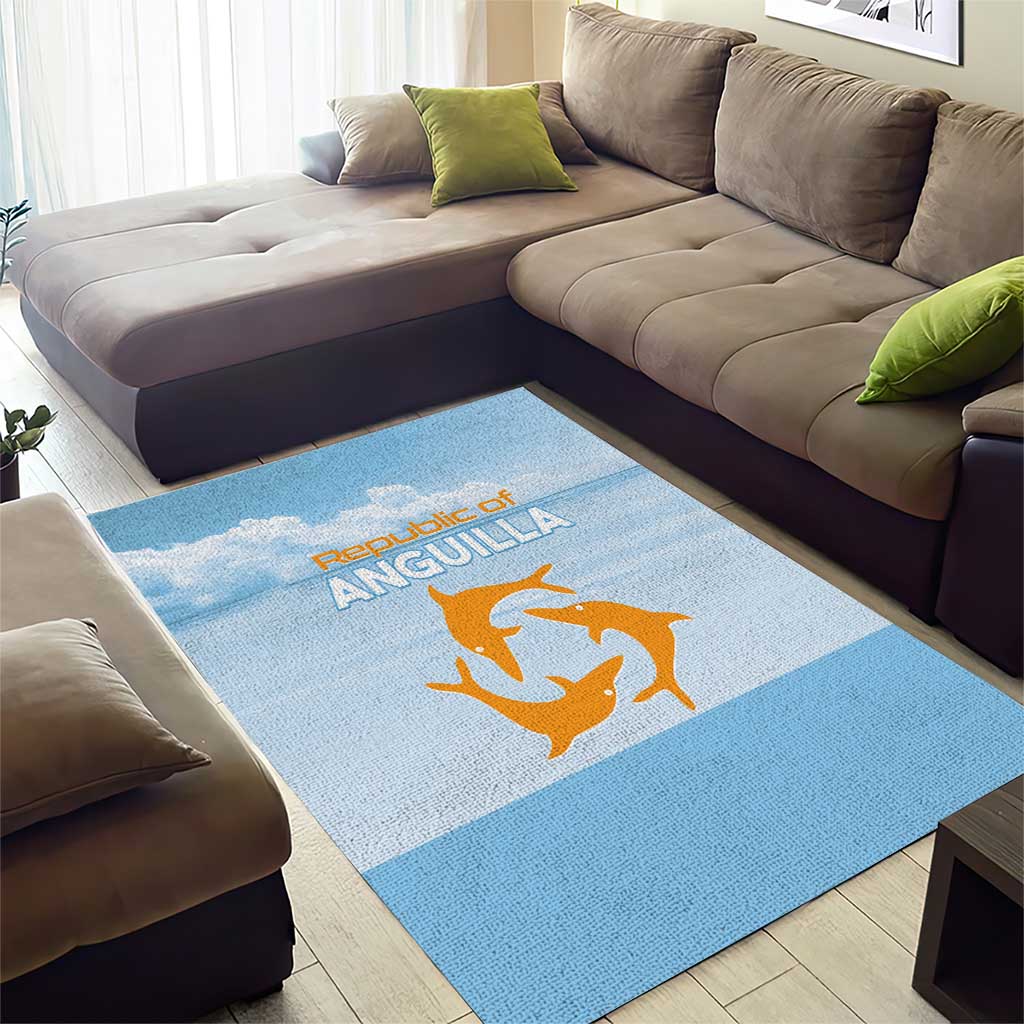 Republic of Anguilla Area Rug Strength and Endurance - Wonder Print Shop