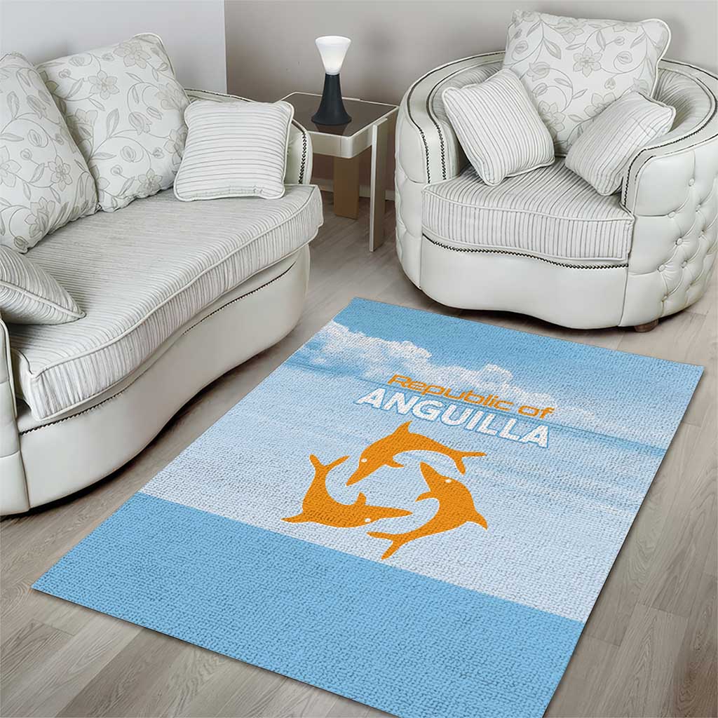 Republic of Anguilla Area Rug Strength and Endurance - Wonder Print Shop