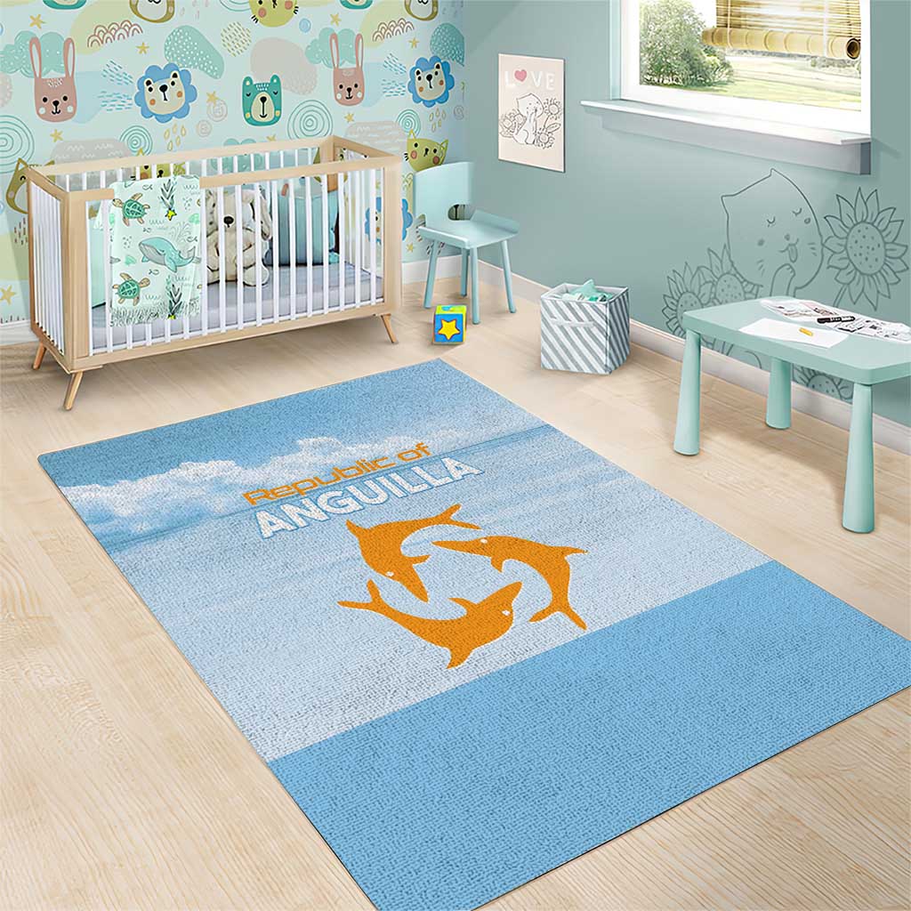 Republic of Anguilla Area Rug Strength and Endurance - Wonder Print Shop