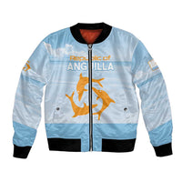 Personalized Republic of Anguilla Bomber Jacket Strength and Endurance - Wonder Print Shop