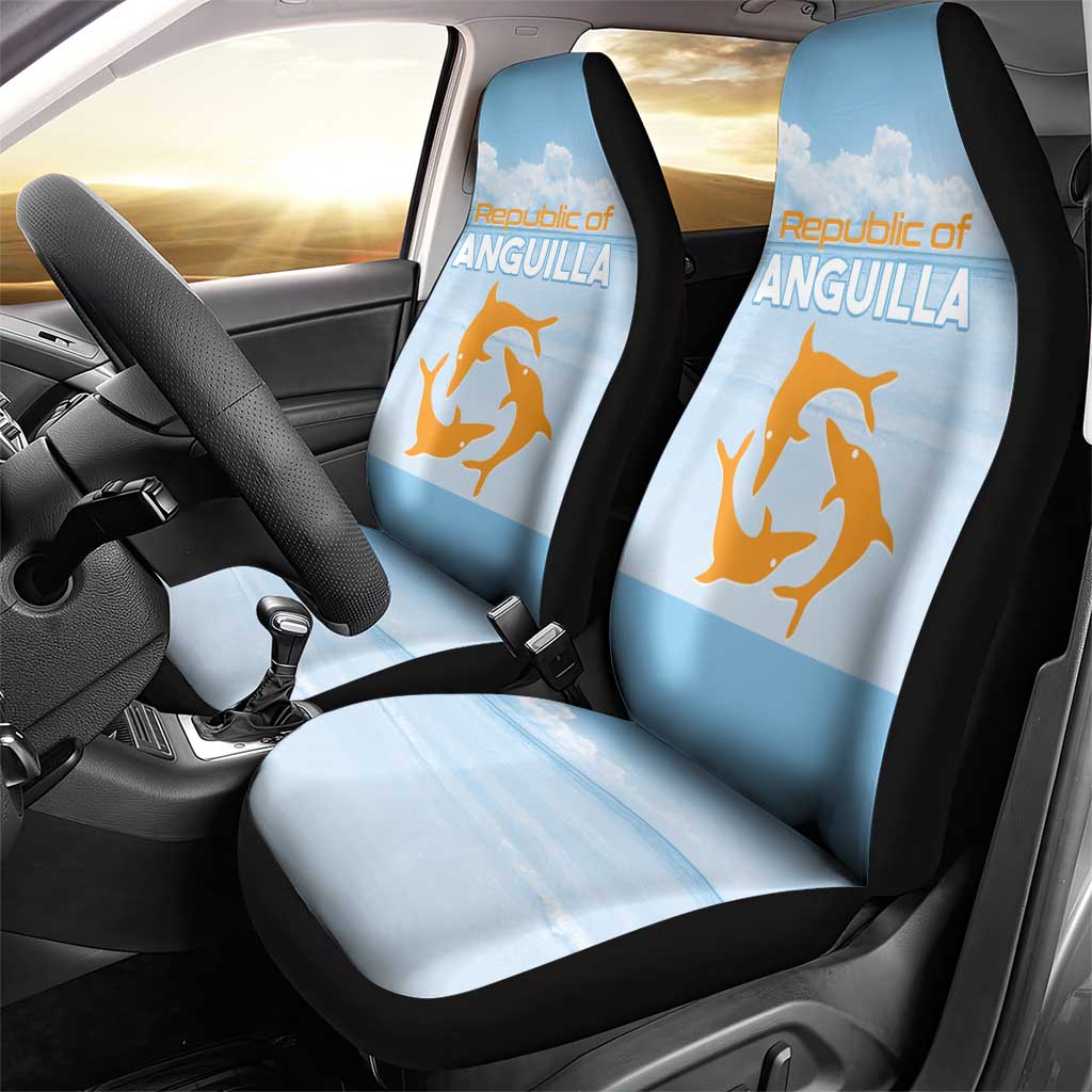 Republic of Anguilla Car Seat Cover Strength and Endurance - Wonder Print Shop