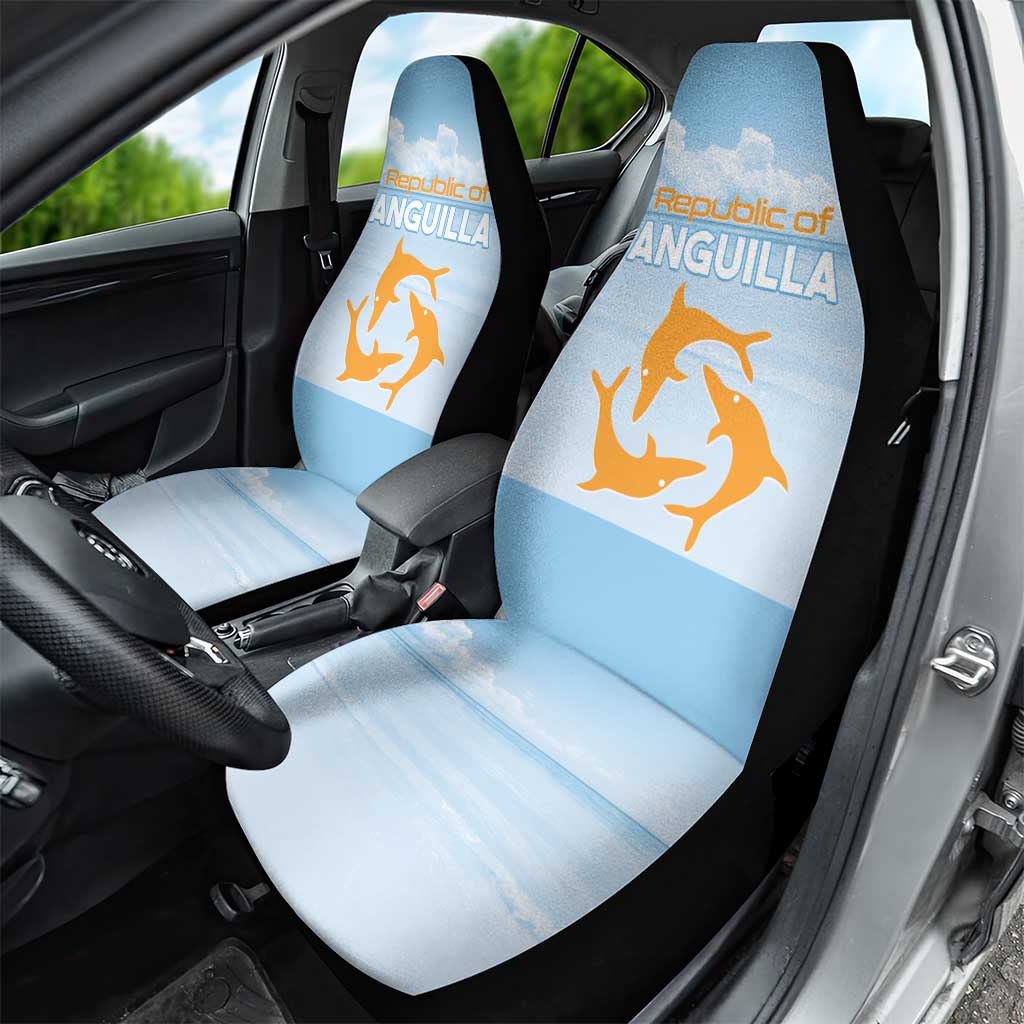 Republic of Anguilla Car Seat Cover Strength and Endurance - Wonder Print Shop