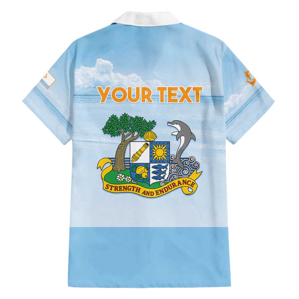 Personalized Republic of Anguilla Family Matching Long Sleeve Bodycon Dress and Hawaiian Shirt Strength and Endurance - Wonder Print Shop