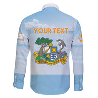 Personalized Republic of Anguilla Family Matching Puletasi and Hawaiian Shirt Strength and Endurance