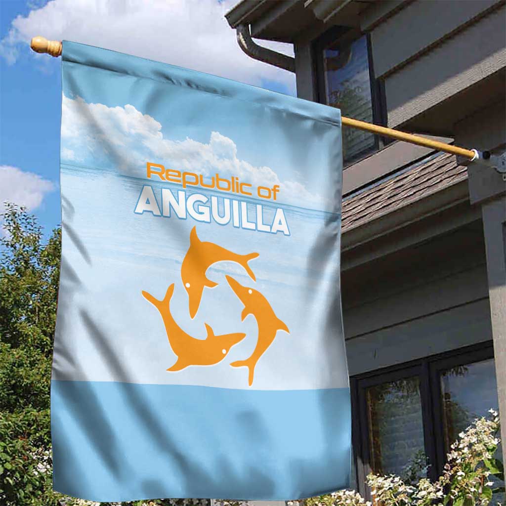 Republic of Anguilla Garden Flag Strength and Endurance - Wonder Print Shop