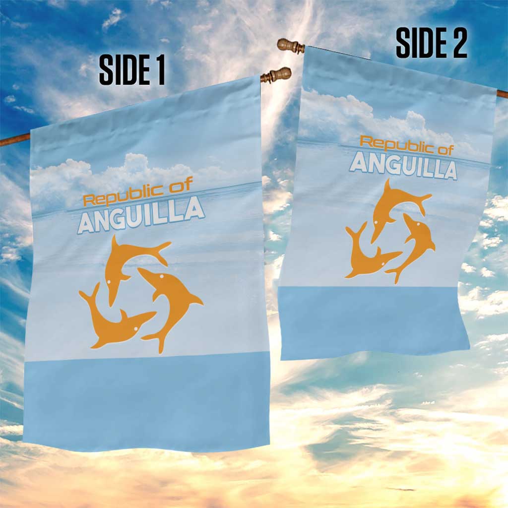 Republic of Anguilla Garden Flag Strength and Endurance - Wonder Print Shop