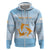 Personalized Republic of Anguilla Hoodie Strength and Endurance - Wonder Print Shop