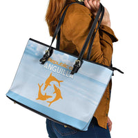 Republic of Anguilla Leather Tote Bag Strength and Endurance
