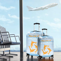 Republic of Anguilla Luggage Cover Strength and Endurance - Wonder Print Shop