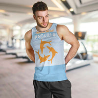 Personalized Republic of Anguilla Men Tank Top Strength and Endurance - Wonder Print Shop