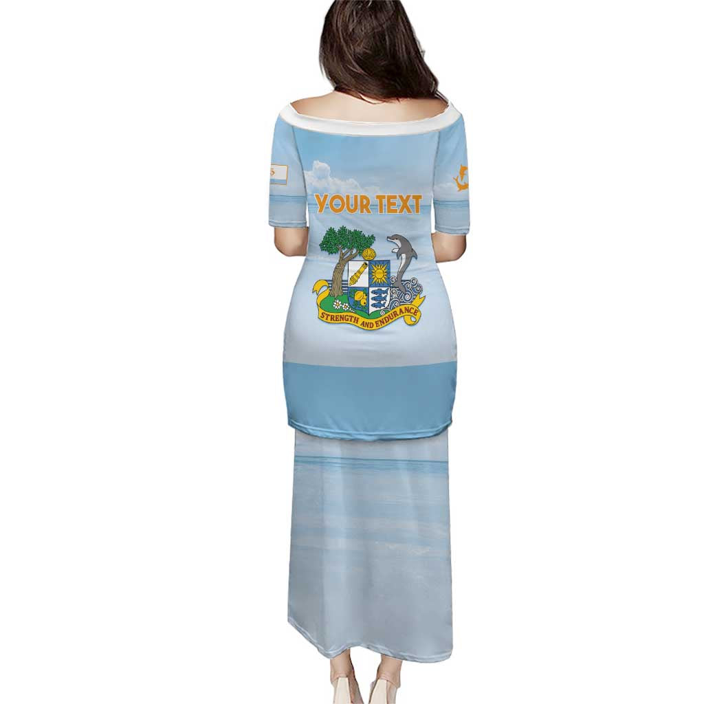 Personalized Republic of Anguilla Puletasi Strength and Endurance - Wonder Print Shop