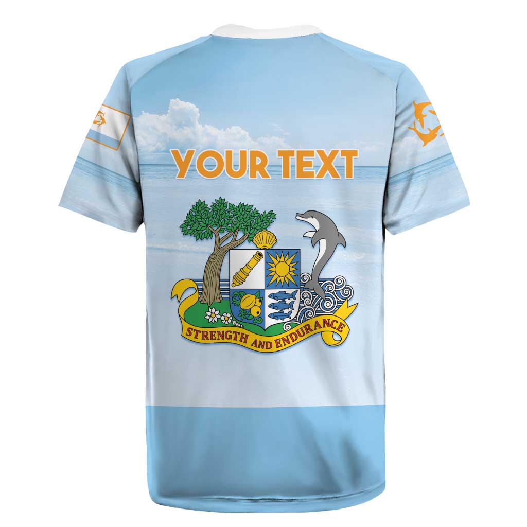 Personalized Republic of Anguilla Rugby Jersey Strength and Endurance - Wonder Print Shop