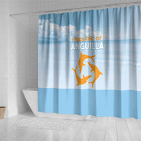 Republic of Anguilla Shower Curtain Strength and Endurance - Wonder Print Shop