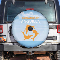 Republic of Anguilla Spare Tire Cover Strength and Endurance - Wonder Print Shop