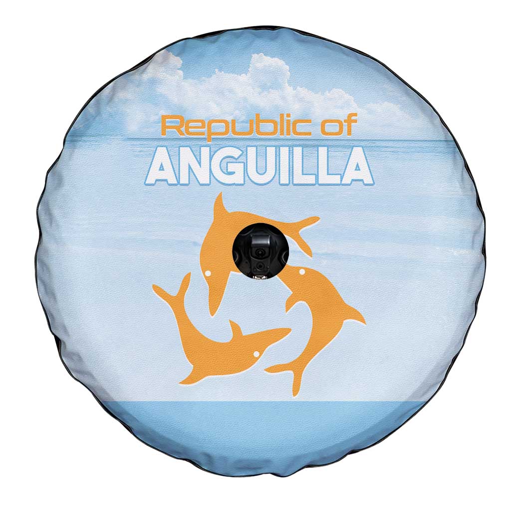 Republic of Anguilla Spare Tire Cover Strength and Endurance - Wonder Print Shop