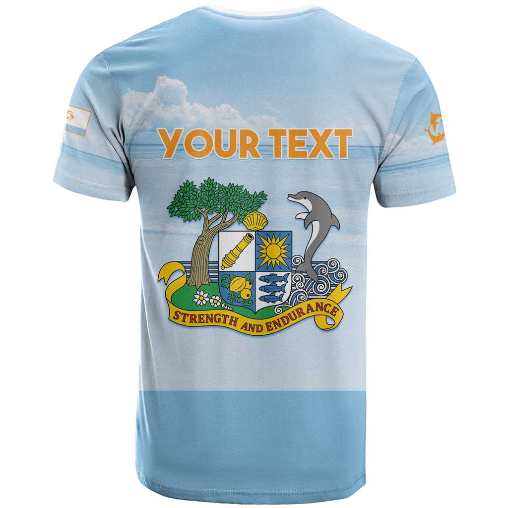 Personalized Republic of Anguilla T Shirt Strength and Endurance - Wonder Print Shop