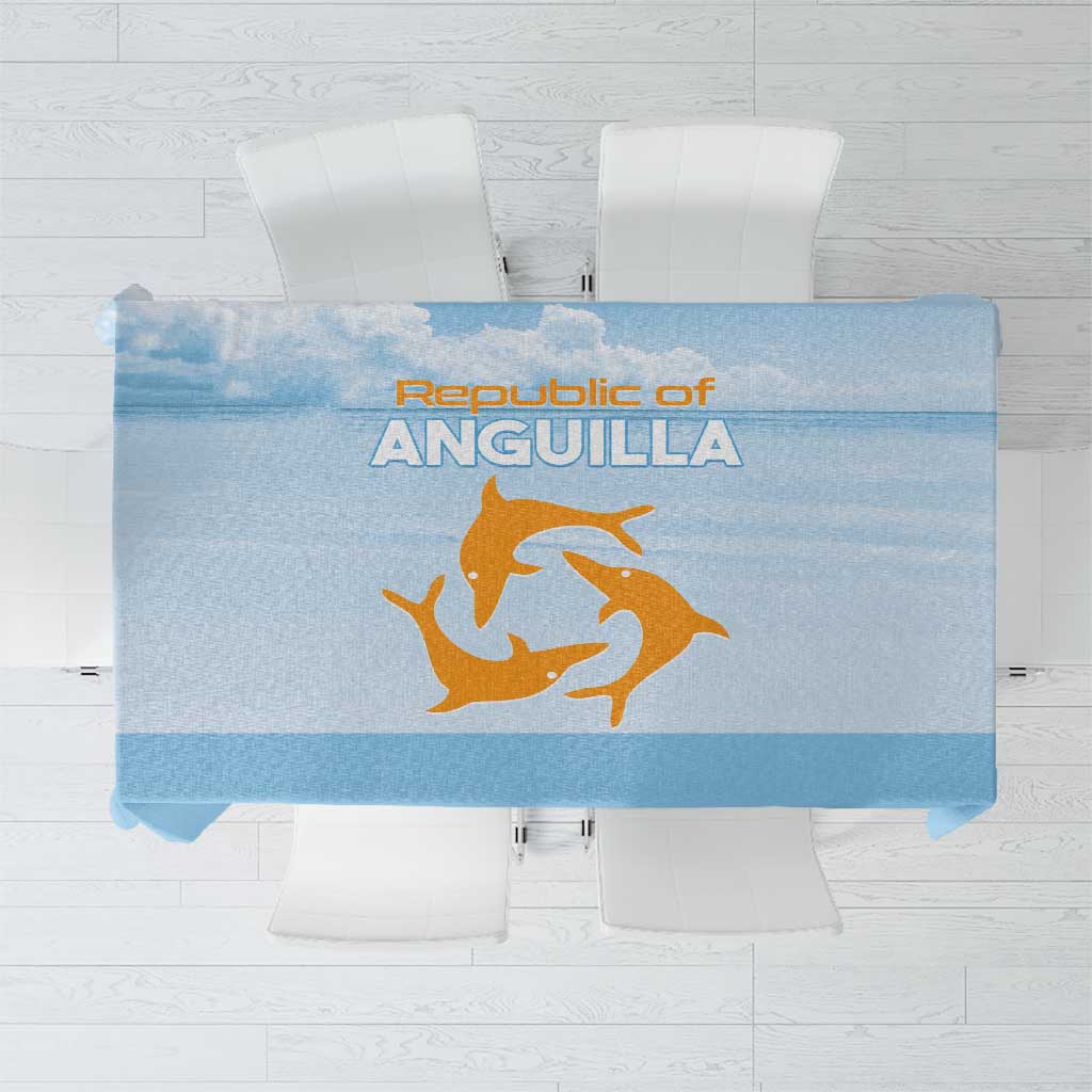 Republic of Anguilla Tablecloth Strength and Endurance - Wonder Print Shop