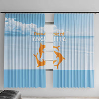 Republic of Anguilla Window Curtain Strength and Endurance - Wonder Print Shop