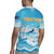 Personalized Anguilla Rugby Jersey Three Orange Gold Natural Dolphins - Wonder Print Shop