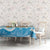 Anguilla Tablecloth Three Orange Gold Natural Dolphins - Wonder Print Shop