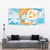 Anguilla Tapestry Three Orange Gold Natural Dolphins - Wonder Print Shop