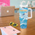 Personalized Anguilla Tumbler With Handle Three Orange Gold Natural Dolphins - Wonder Print Shop