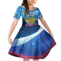 Russia Day 2024 Family Matching Mermaid Dress and Hawaiian Shirt Coat Of Arms With Red Square - Wonder Print Shop