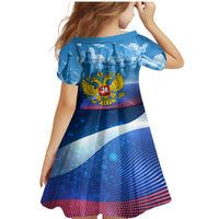 Russia Day 2024 Family Matching Mermaid Dress and Hawaiian Shirt Coat Of Arms With Red Square - Wonder Print Shop