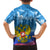 Russia Day 2024 Family Matching Short Sleeve Bodycon Dress and Hawaiian Shirt Coat Of Arms With Red Square - Wonder Print Shop